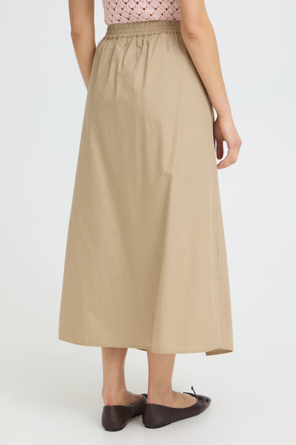 Fransa · Gonna donna midi ampia beige