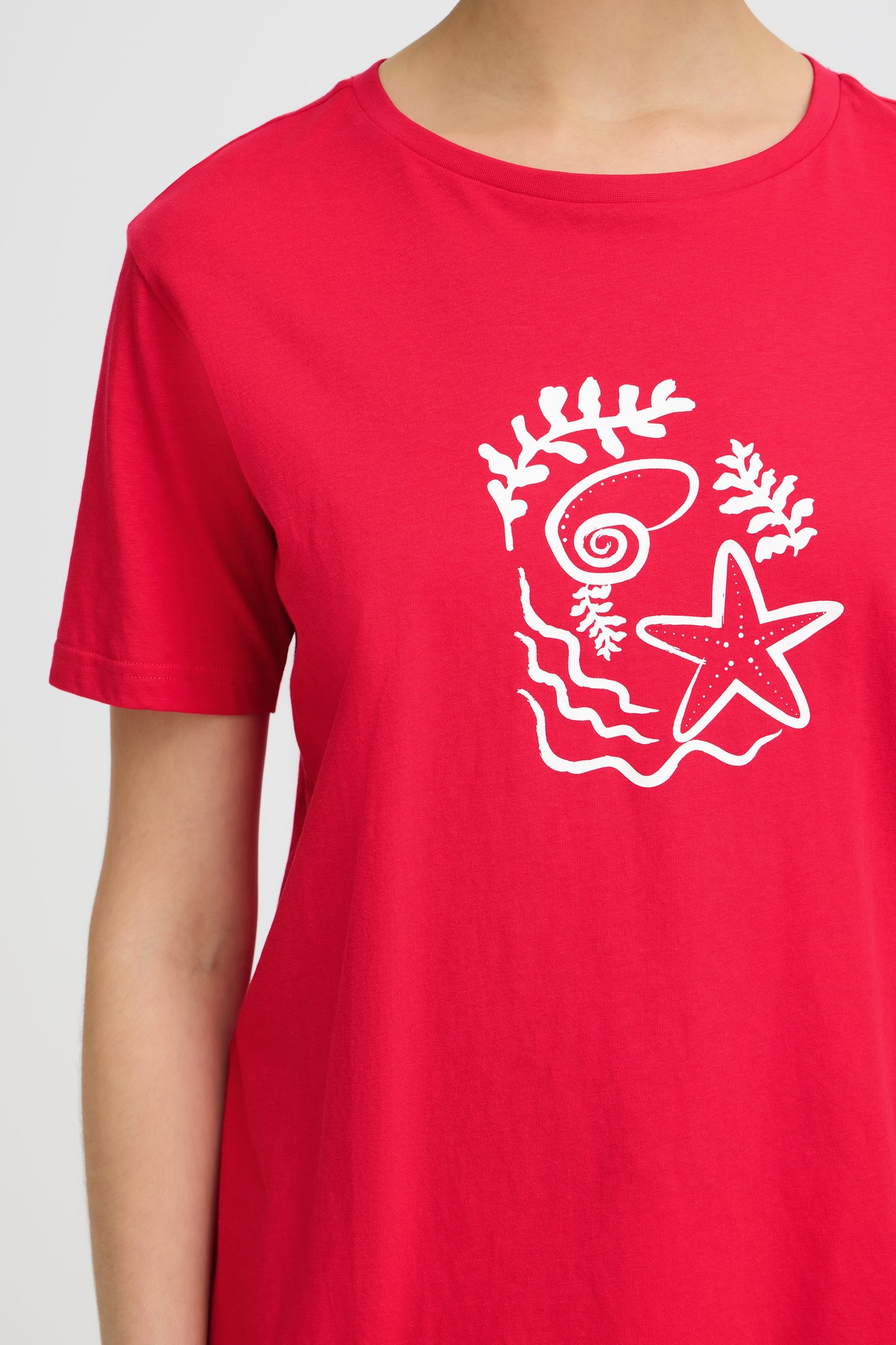 Fransa · t-shirt donna con stampa cotone