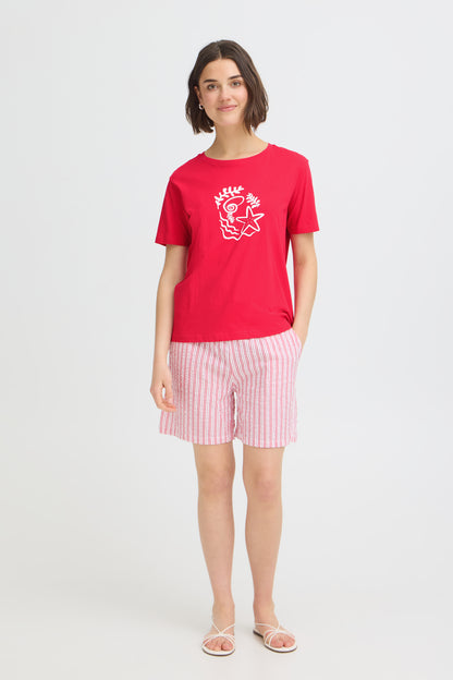 Fransa · t-shirt donna con stampa cotone