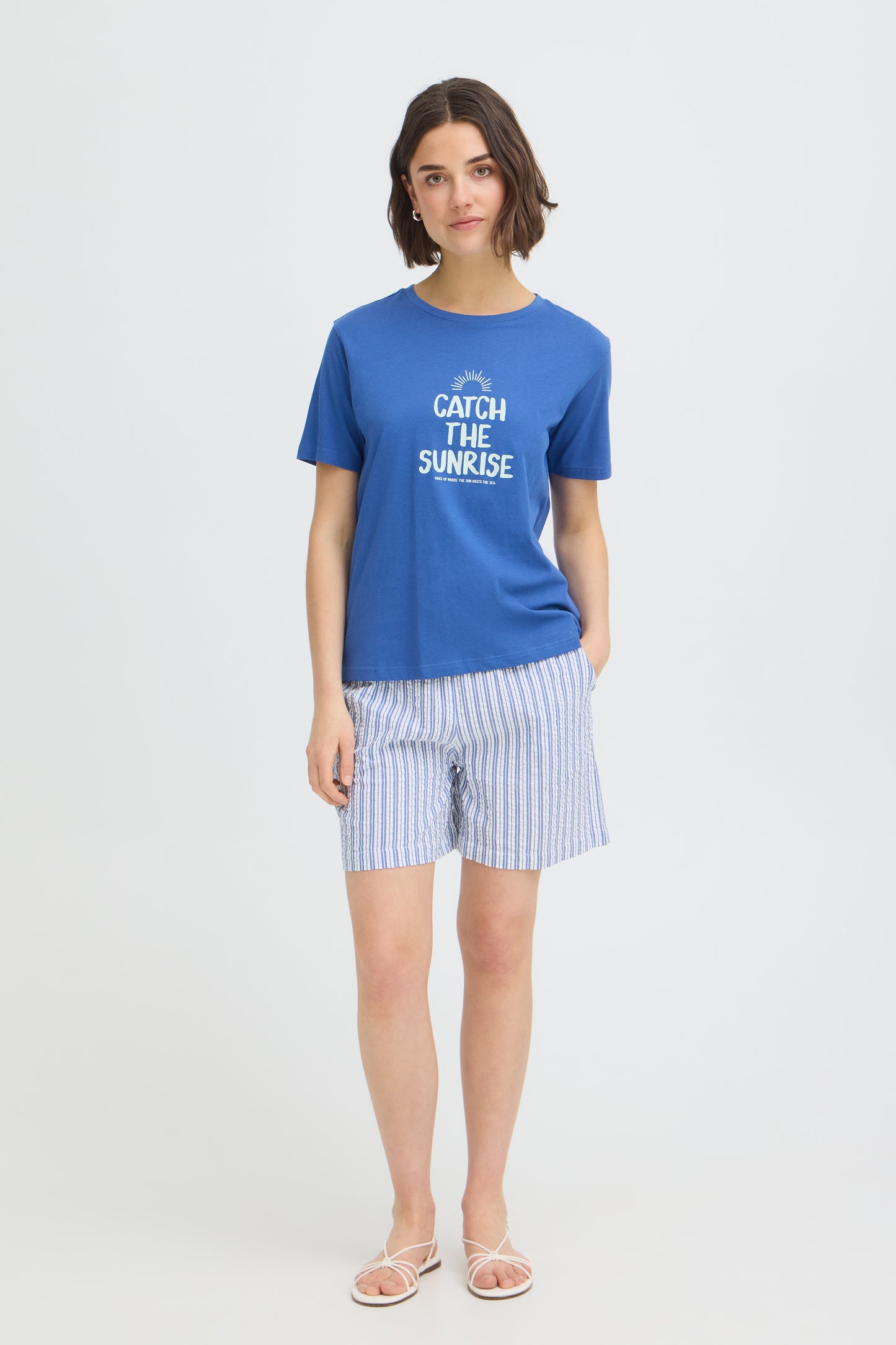 Fransa · t-shirt donna con stampa cotone