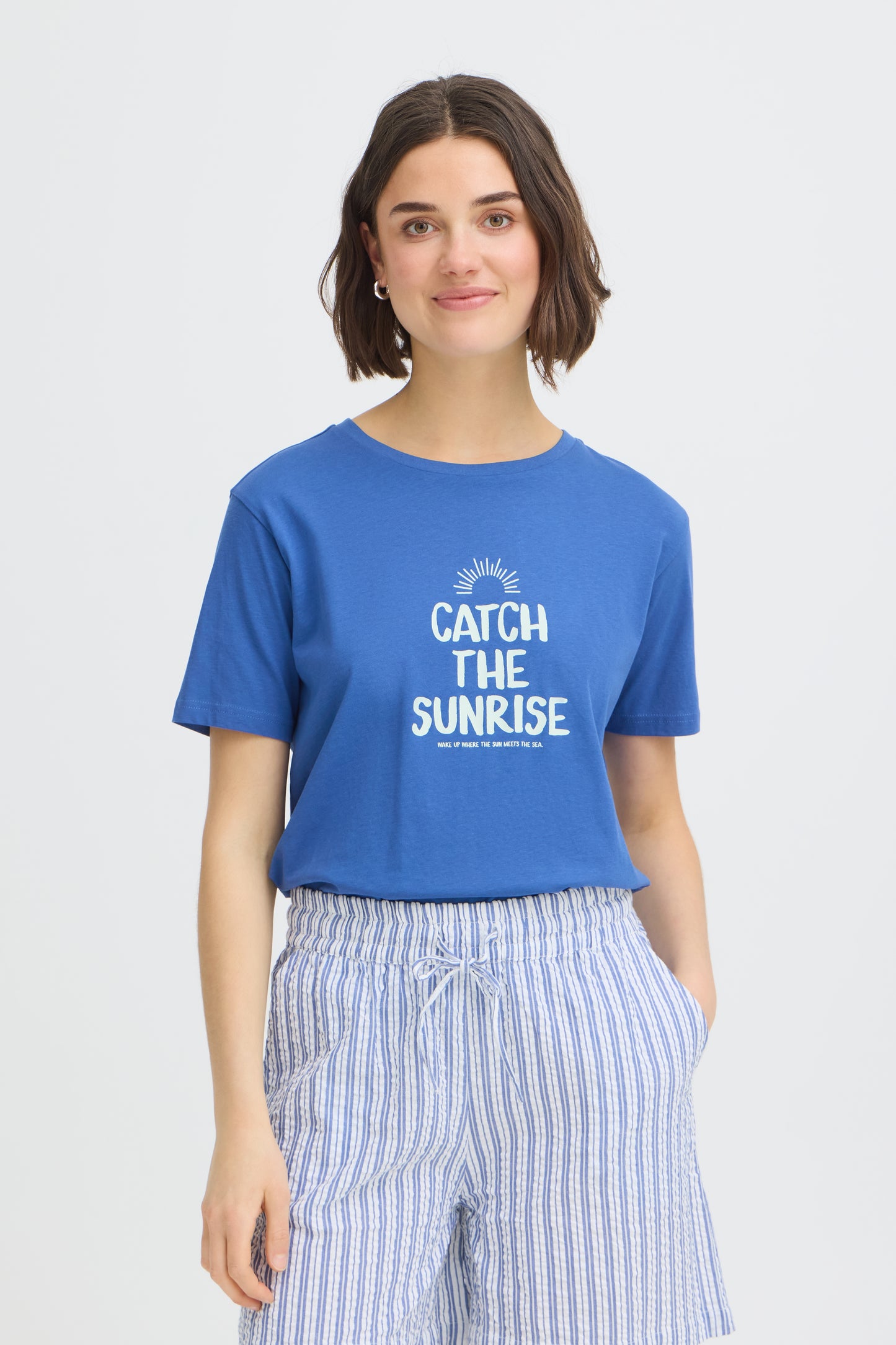 Fransa · t-shirt donna con stampa cotone