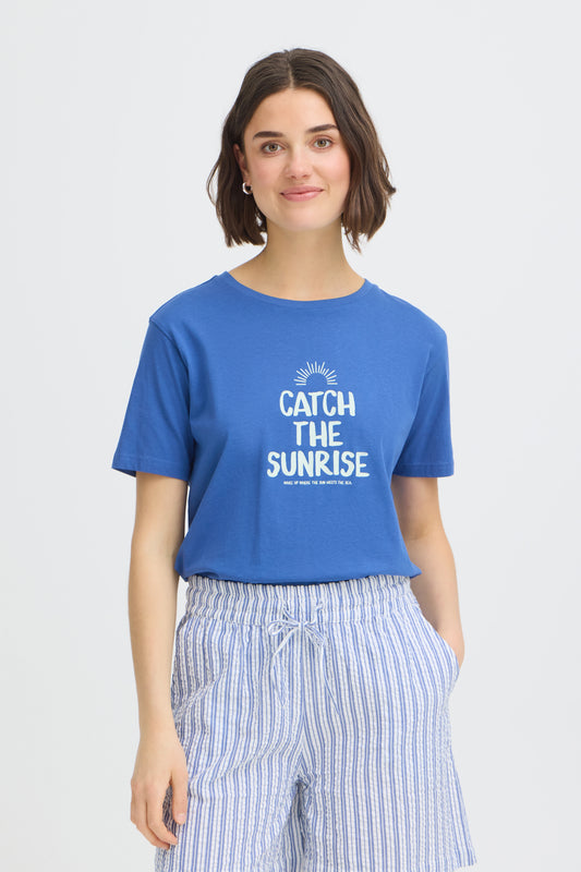 Fransa · t-shirt donna con stampa cotone