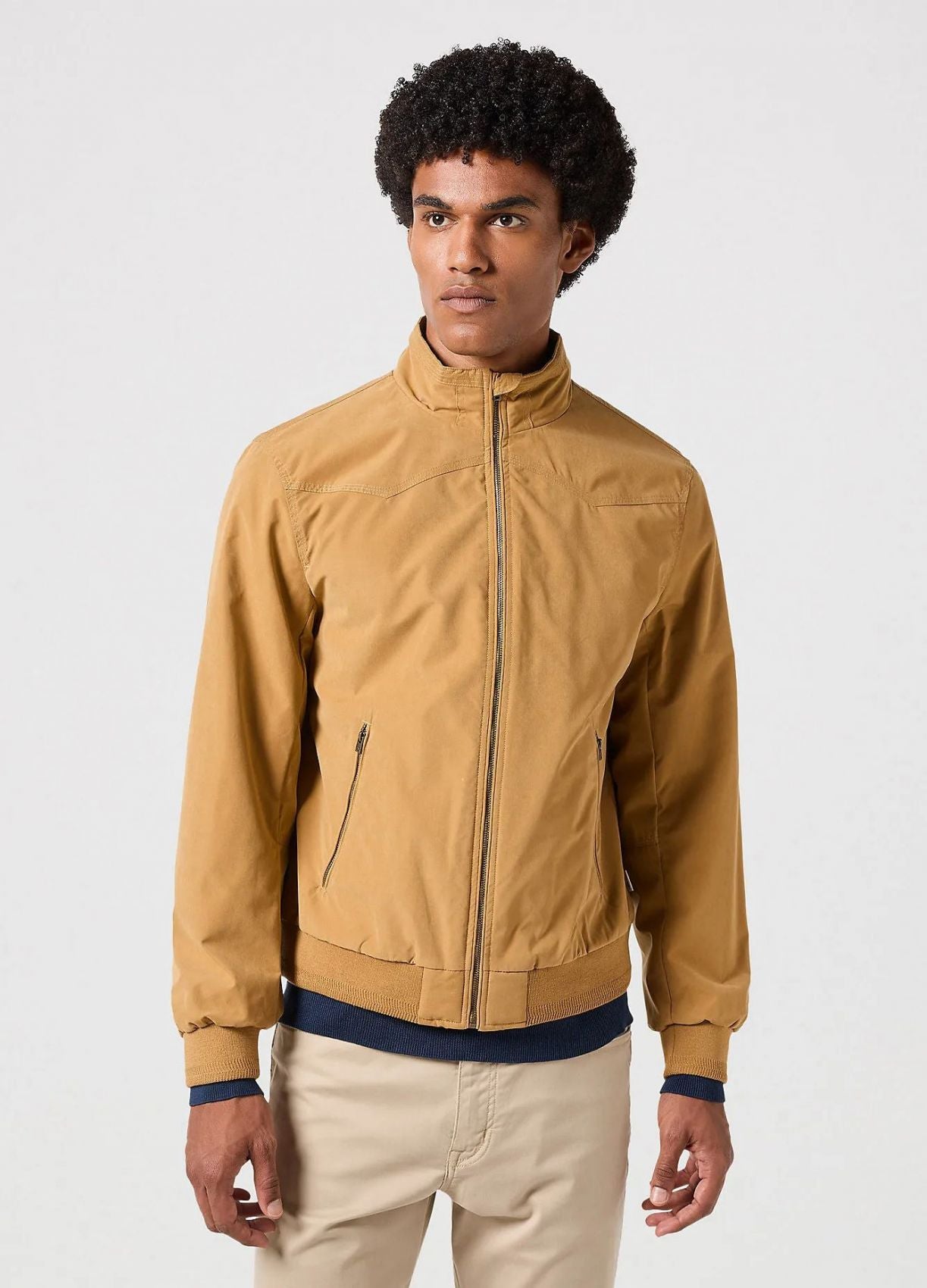 Wrangler Giacca Harrington Uomo Regular fit in tessuto