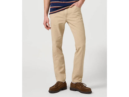 WRANGLER Pantalone Uomo Slim Fit in lino e cotone "Larston"