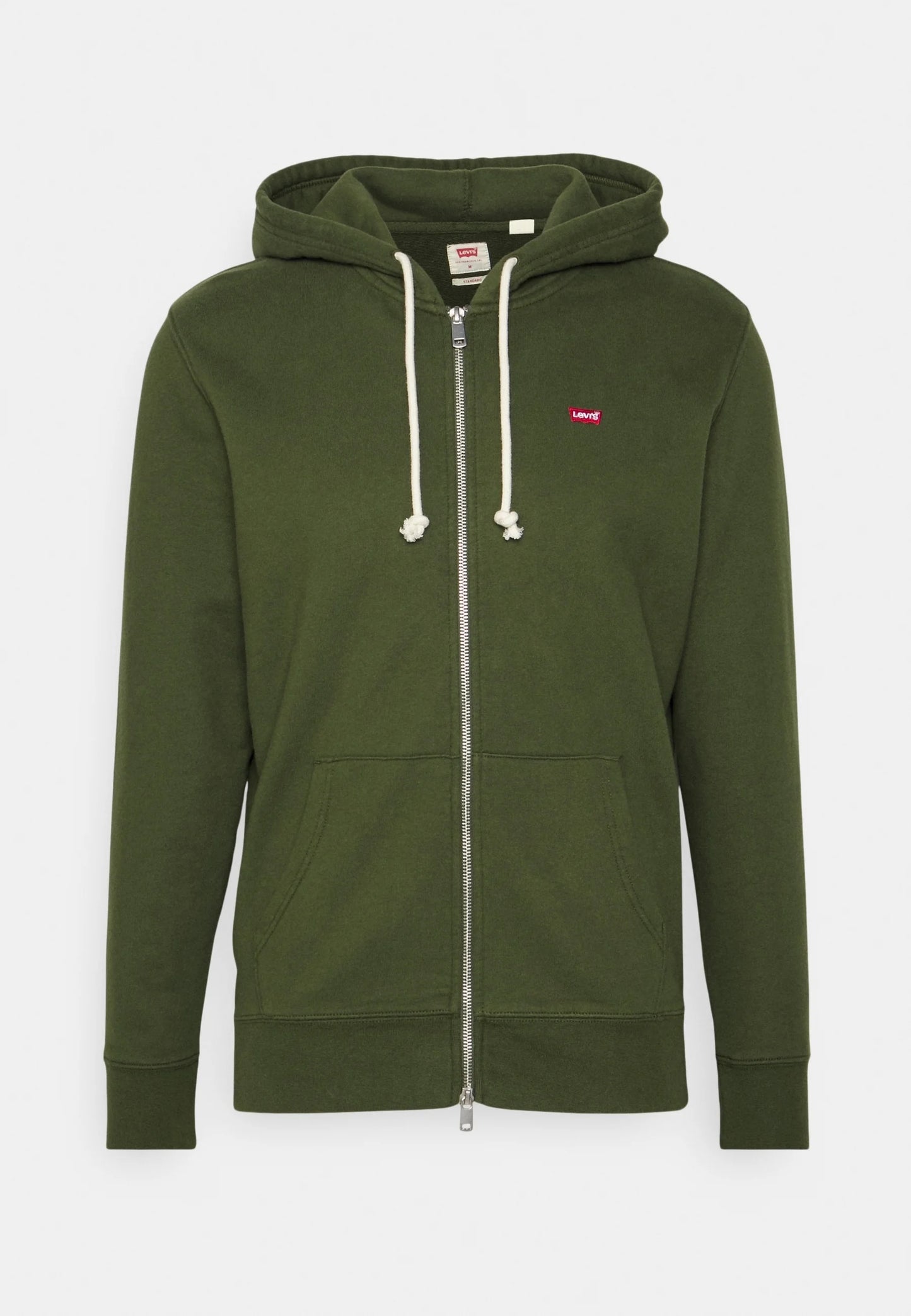 LEVI'S Felpa Uomo con cappuccio regular in cotone Verde