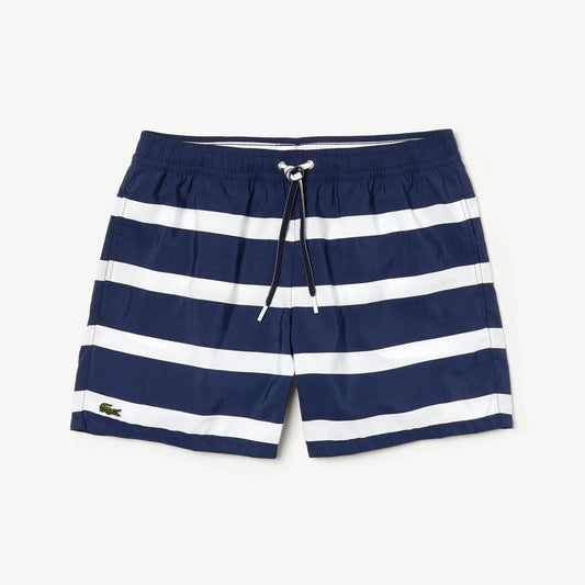 LACOSTE Costume Uomo in Canvas di poliammide Mare a Righe