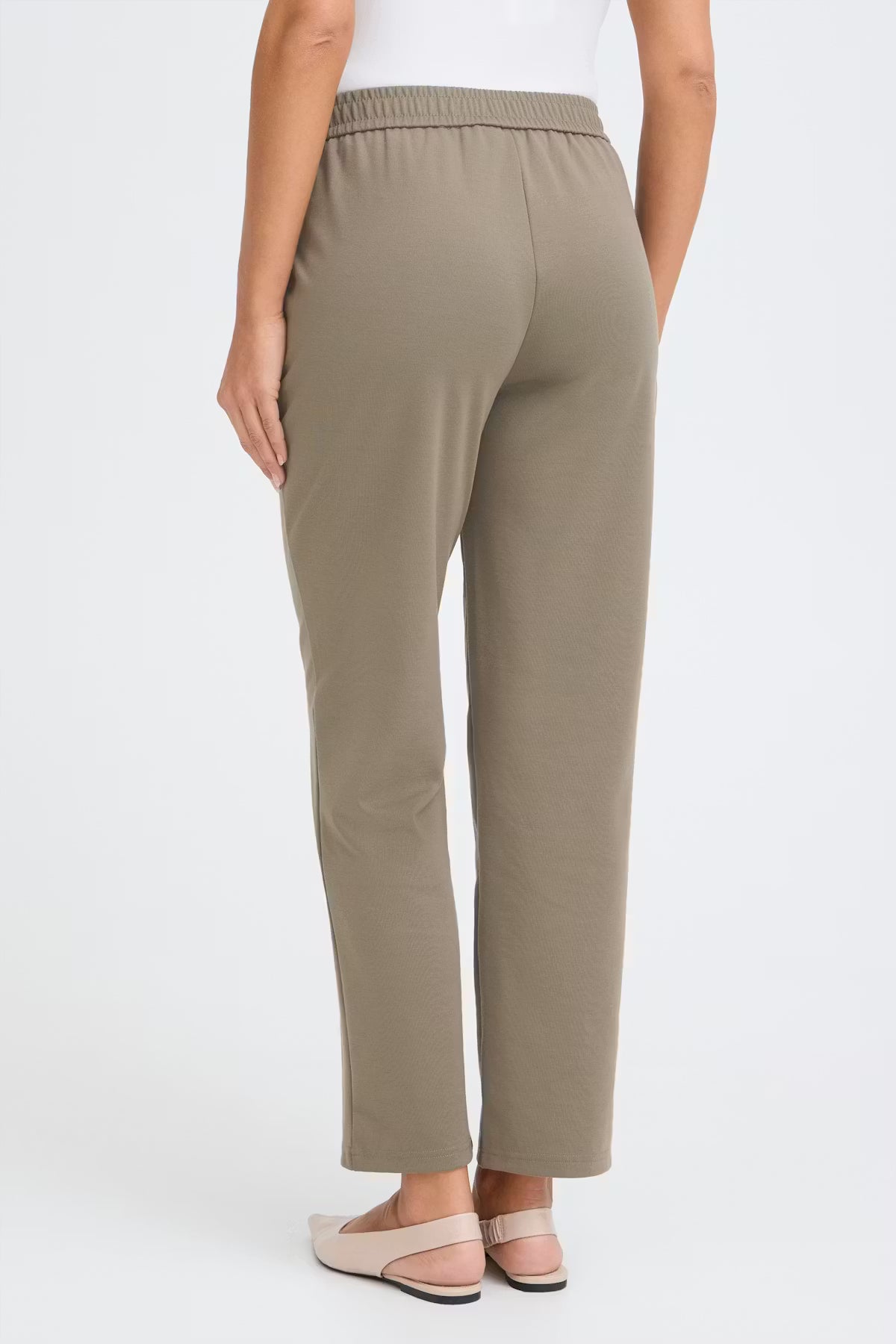 Fransa Pantalone Donna Gamba Dritta in Misto Viscosa