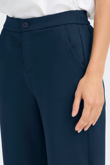 Fransa Pantalone Donna Gamba Dritta in Misto Viscosa