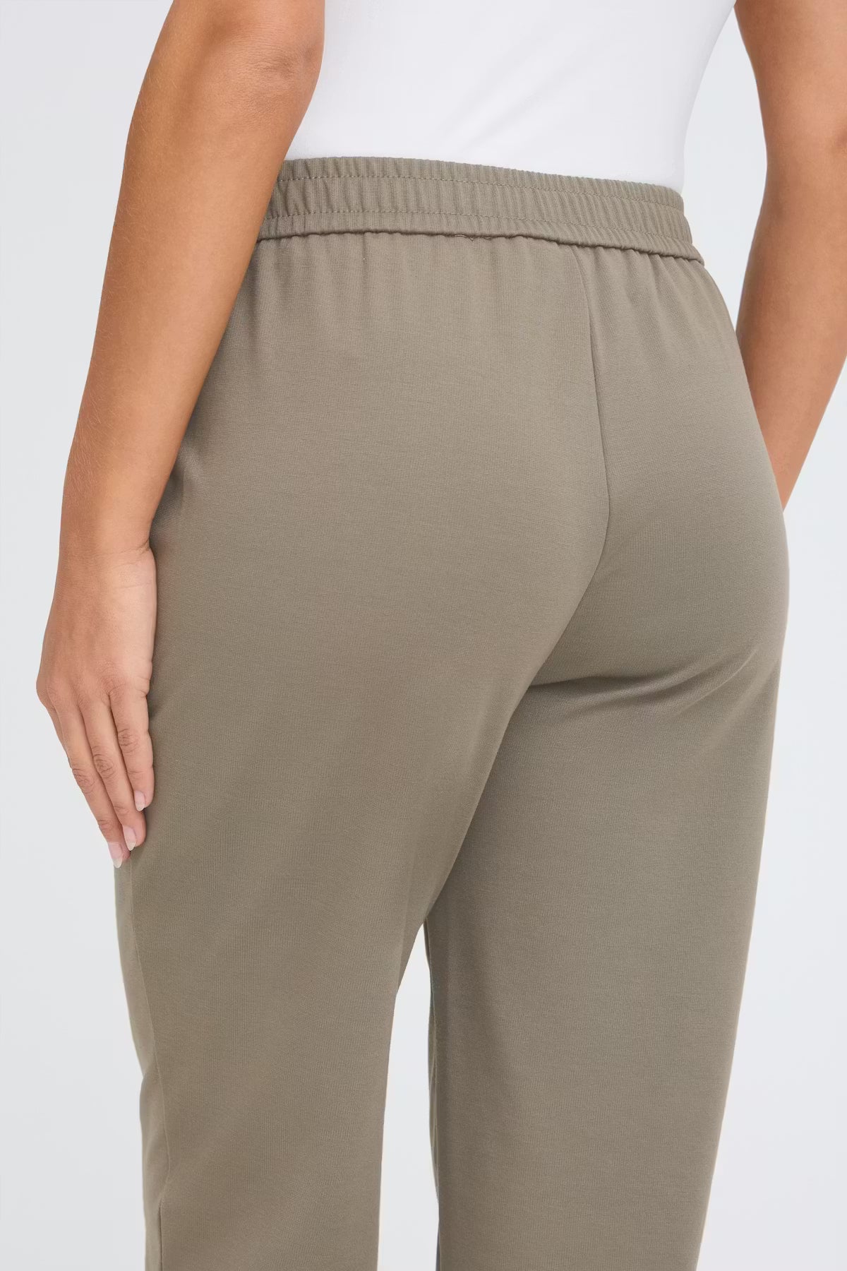 Fransa Pantalone Donna Gamba Dritta in Misto Viscosa