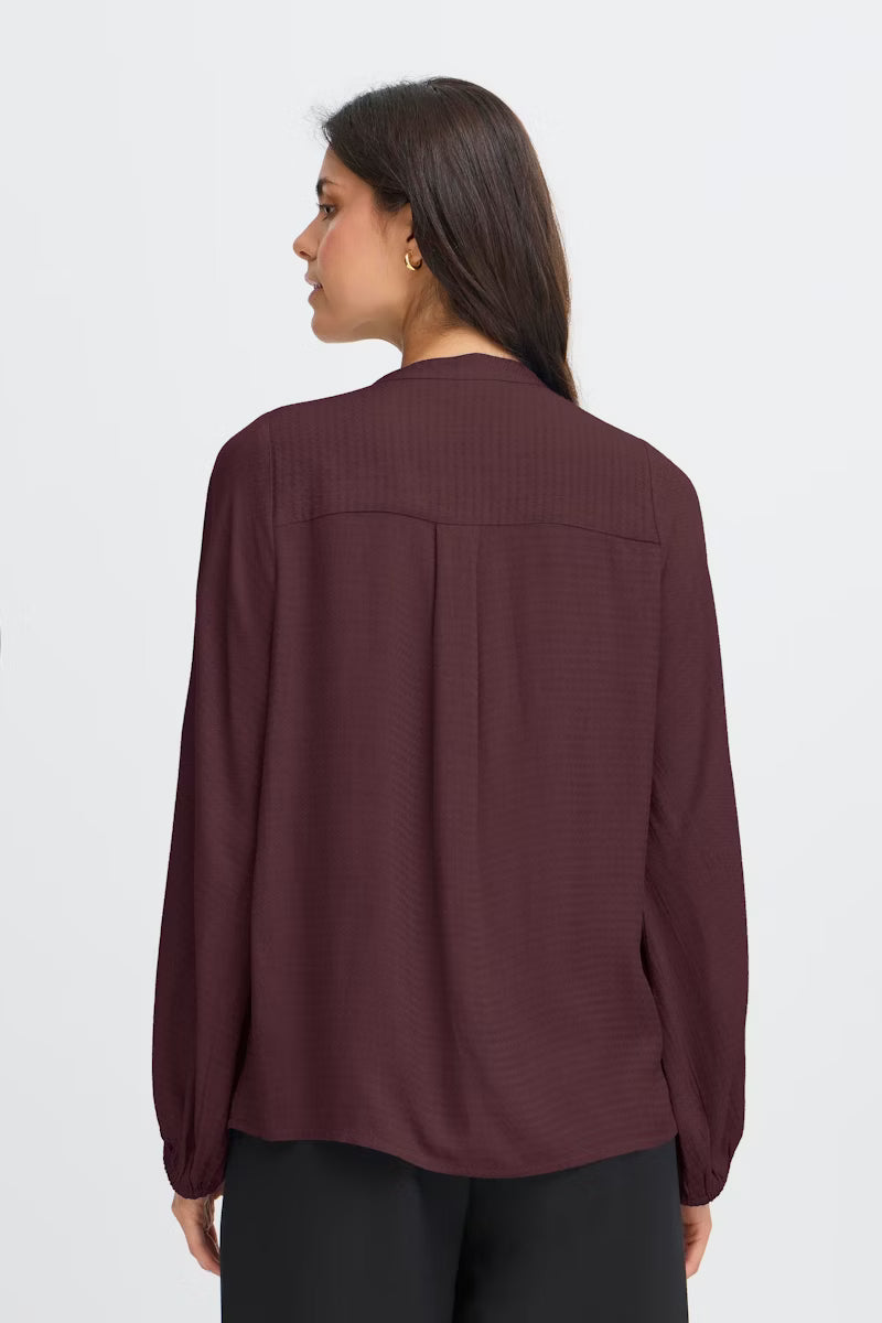 FRANSA Blusa Fhrida Donna con scollo a V in viscosa