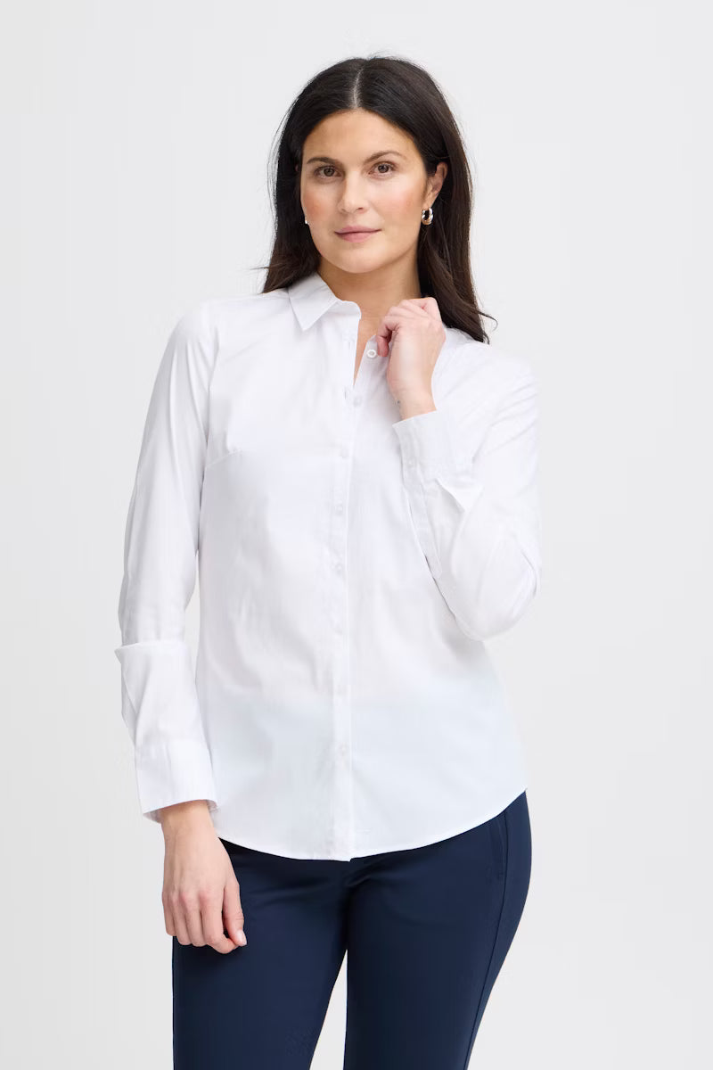 FRANSA Camicia Donna con botton-down dritta