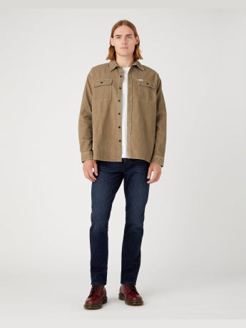 Wrangler Camicia  Uomo in velluto a coste Beige