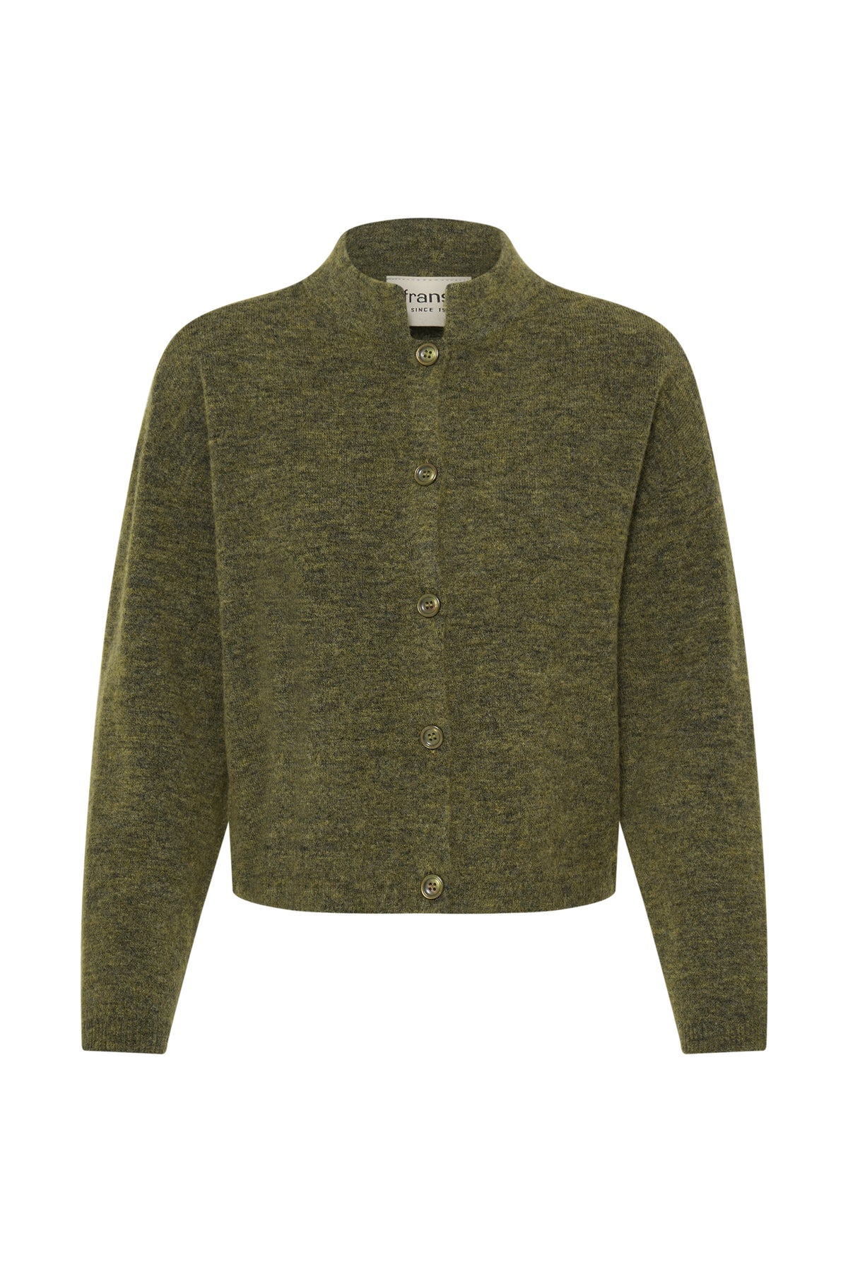 Fransa cardigan Sanny Fir Green Melange