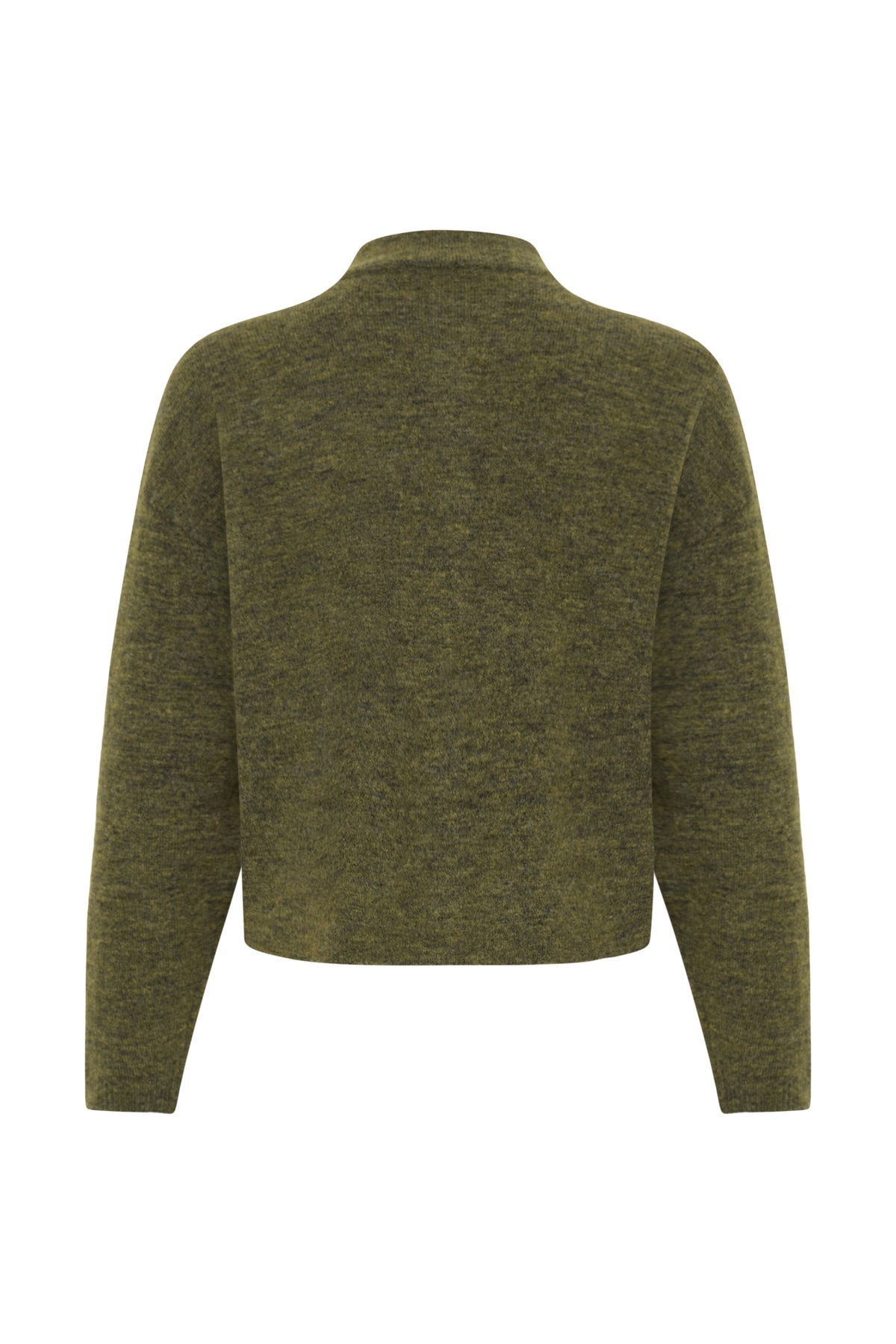 Fransa cardigan Sanny Fir Green Melange retro