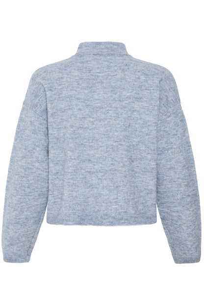 Fransa cardigan Sanny Blue Blizzard Melange retro