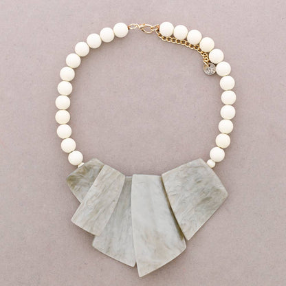Collana Pendenti Geometrici Resina