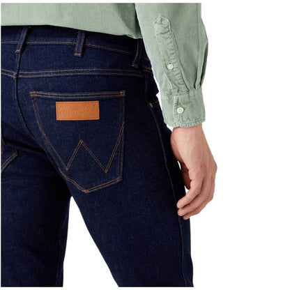 Wrangler · Jeans Larston uomo slim tapered blu scuro