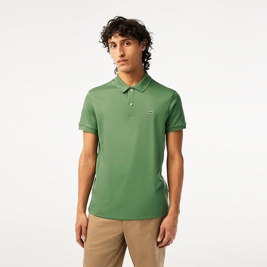 Lacoste · Polo uomo manica corta pima verde