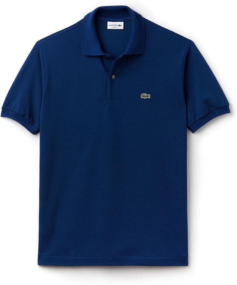 Polo Uomo Manica Corta Lacoste L1212 Blu Q1Y