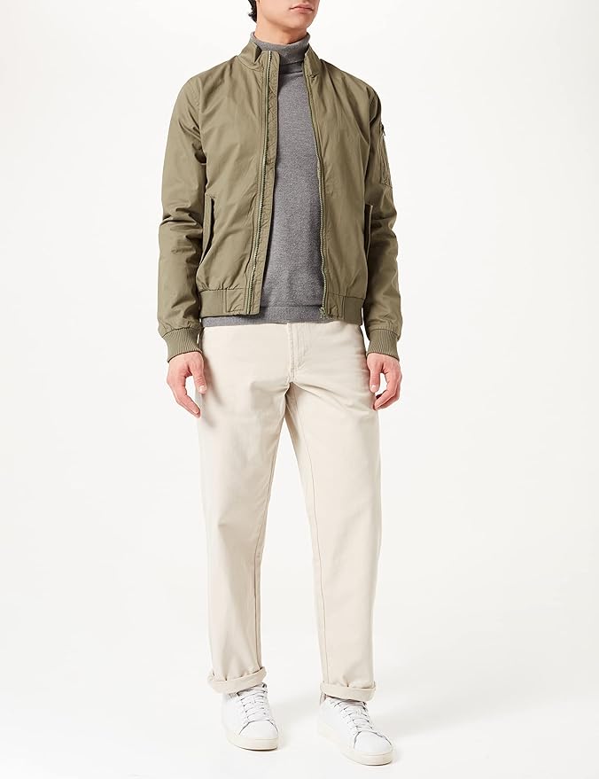 WRANGLER Giacca Uomo Classic Fit con zip