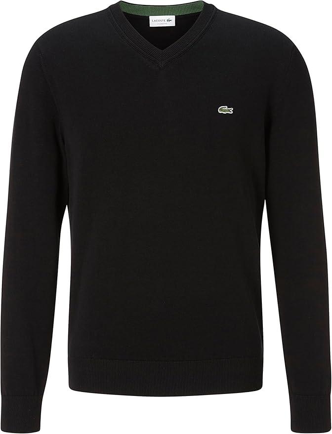 LACOSTE Maglione Uomo scollo a V in Cotone Scollo