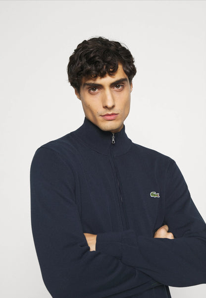 LACOSTE Maglione Uomo Collo alto con zip in Lana