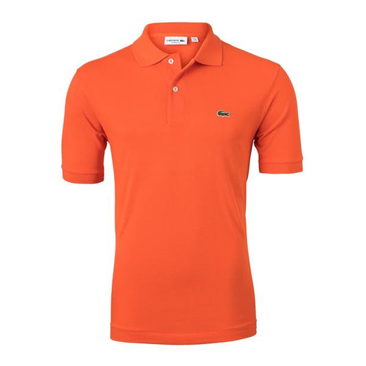 Lacoste · Polo uomo manica corta slim piqué arancione