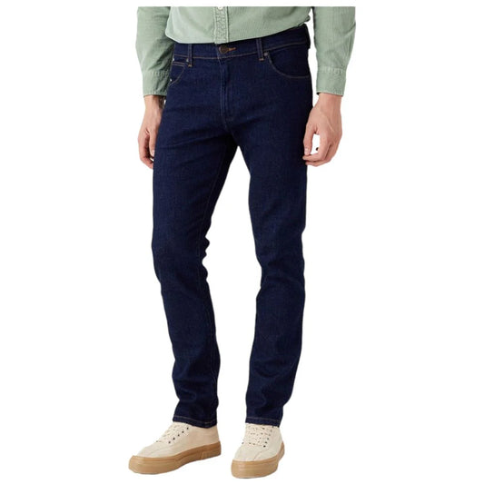 Wrangler · Jeans Larston uomo slim tapered blu scuro