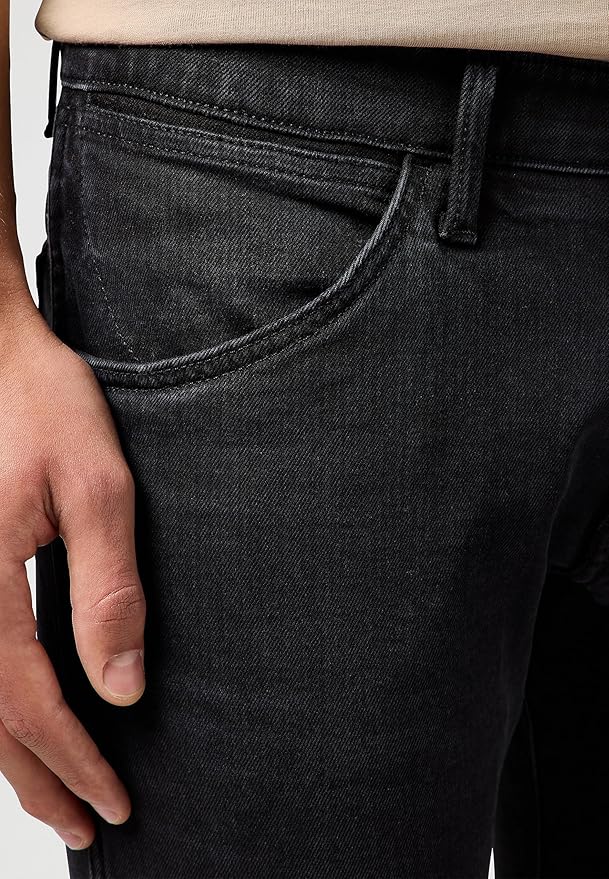 Wrangler Jeans Uomo Wrangler Skinny Fit nero "Bryson"