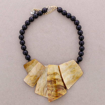 Collana Pendenti Geometrici Resina