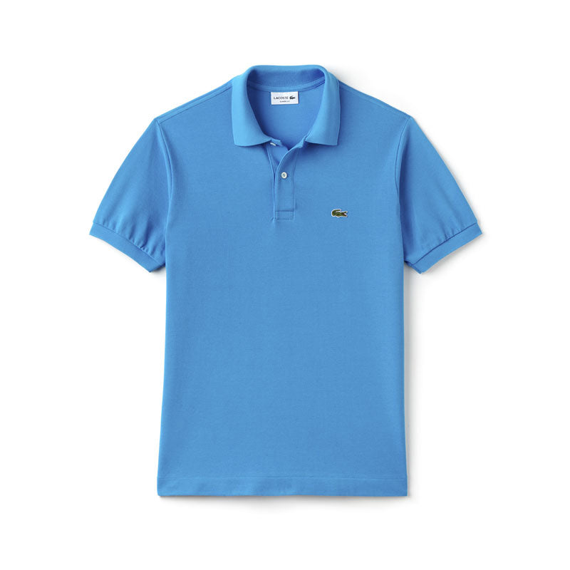Lacoste · Polo uomo manica corta slim piqué blu