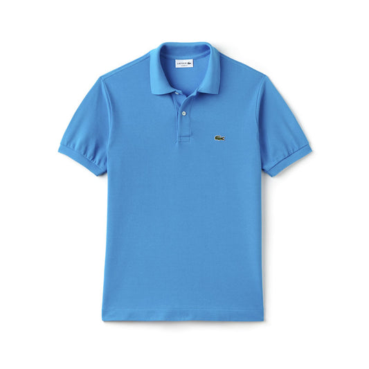 Lacoste · Polo uomo manica corta slim piqué blu
