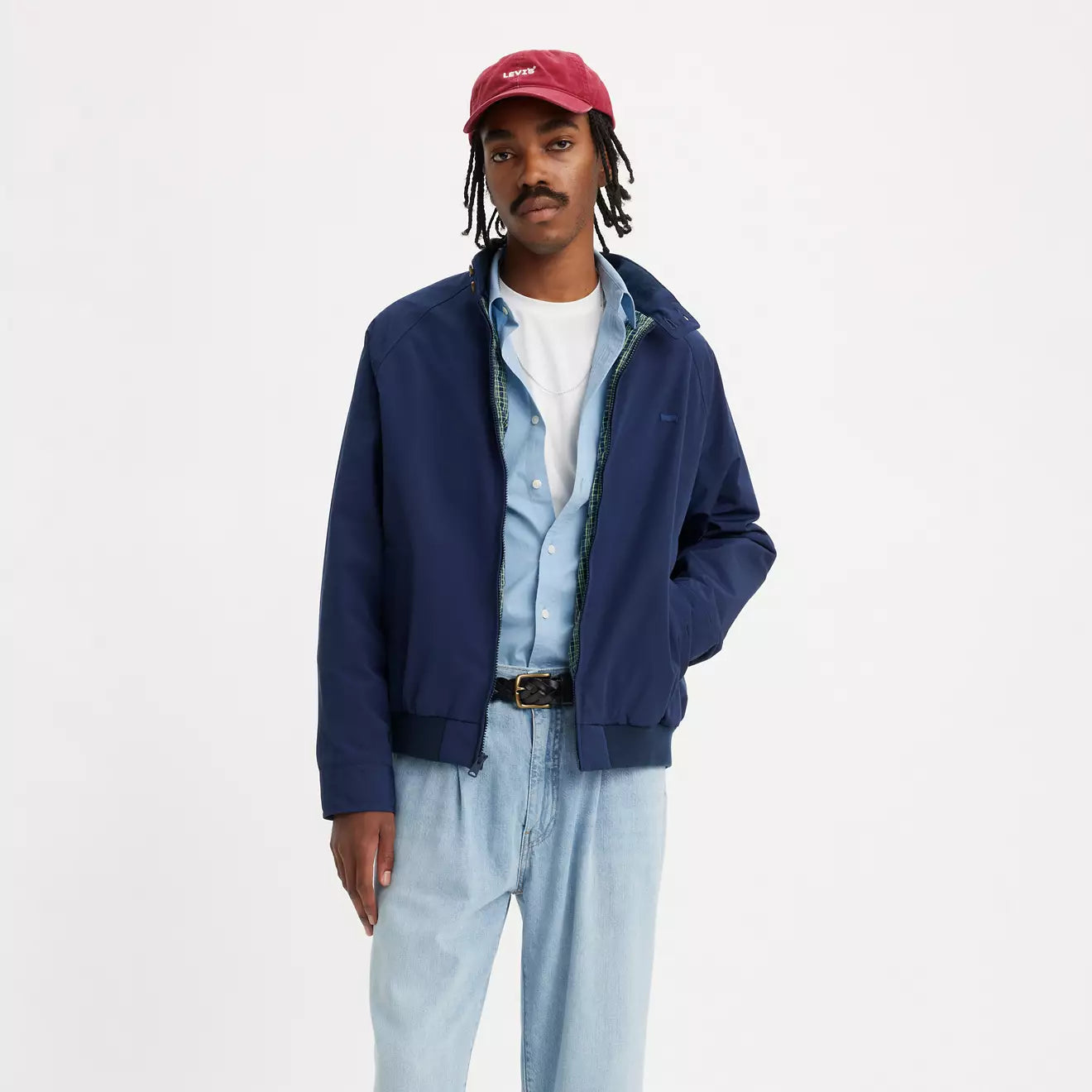 LEVI'S Giacca Harrington Uomo Backer in poliestere e cotone