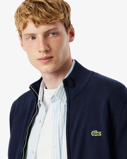 LACOSTE Maglione Uomo collo alto con zip in Lana