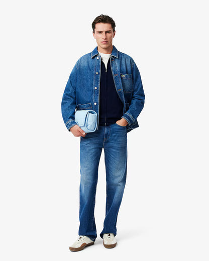 LACOSTE Maglione Uomo collo alto con zip in Lana