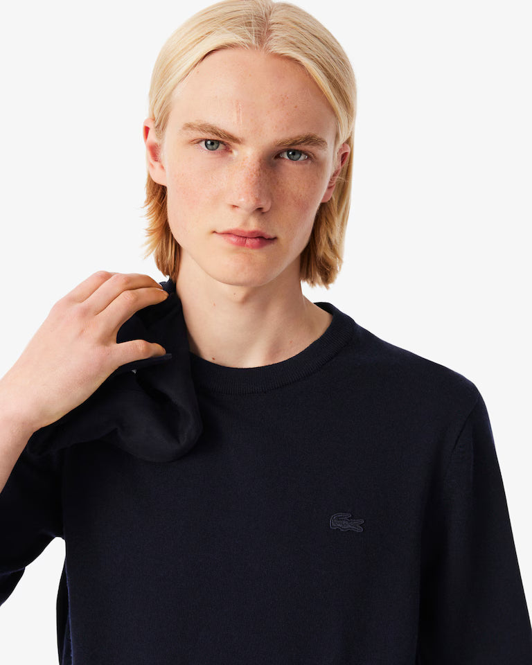 LACOSTE Maglione Uomo girocollo in lana merino