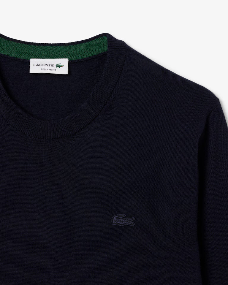 LACOSTE Maglione Uomo girocollo in lana merino