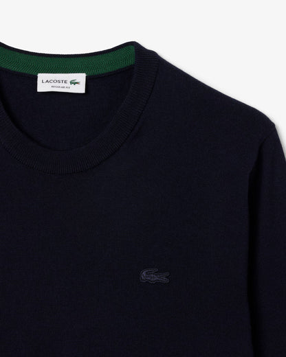 LACOSTE Maglione Uomo girocollo in lana merino