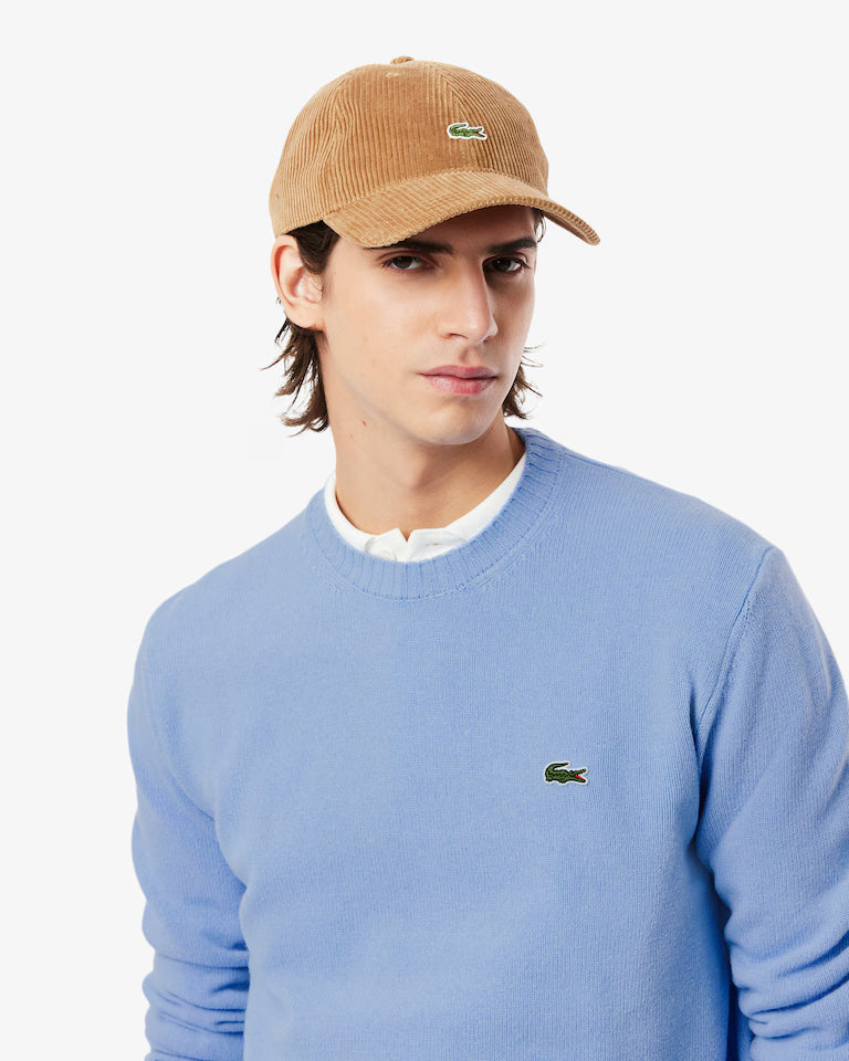 LACOSTE Maglione Uomo girocollo in lana cardata