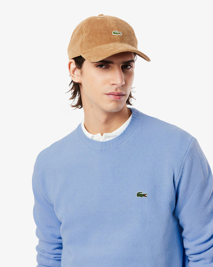 LACOSTE Maglione Uomo girocollo in lana cardata