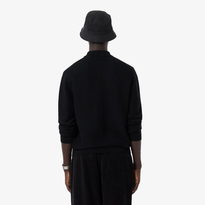 Lacoste polo maniche lunghe AH9904 Nero 031 - retro