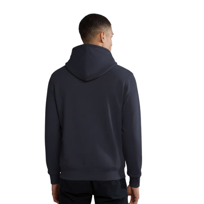Napapijri felpa Balis con cappuccio e zip Blu Marine retro