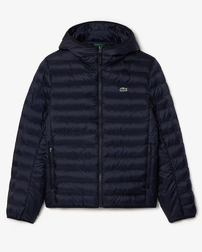 LACOSTE GIACCA UOMO TRAPUNTATA IMPERMEABILE