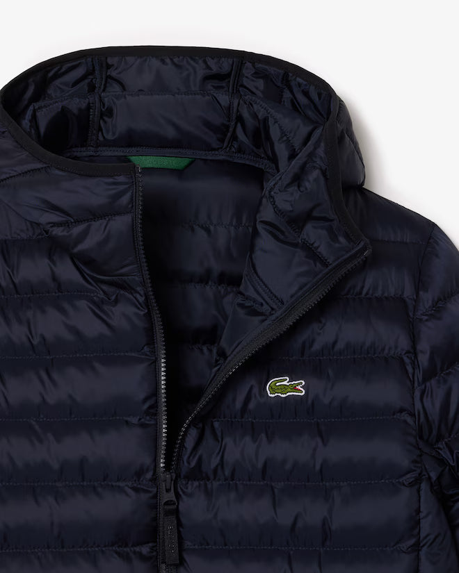 LACOSTE GIACCA UOMO TRAPUNTATA IMPERMEABILE