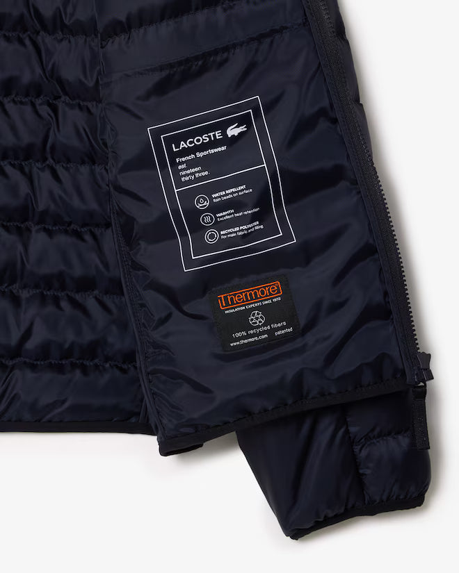 LACOSTE GIACCA UOMO TRAPUNTATA IMPERMEABILE