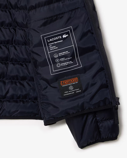 LACOSTE GIACCA UOMO TRAPUNTATA IMPERMEABILE