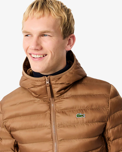 LACOSTE GIACCA UOMO TRAPUNTATA IMPERMEABILE