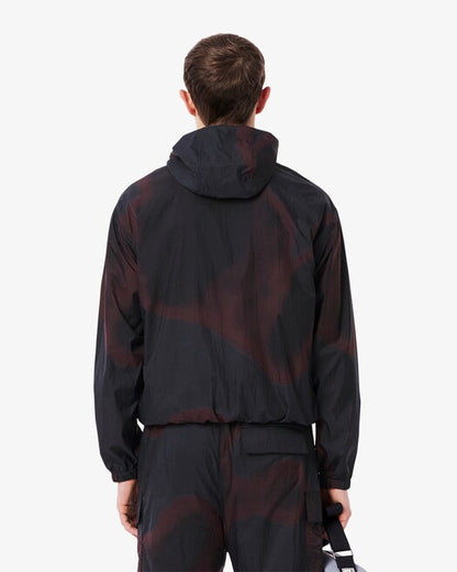 Lacoste Giacca in nylon ripstop impermeabile con stampa ombré