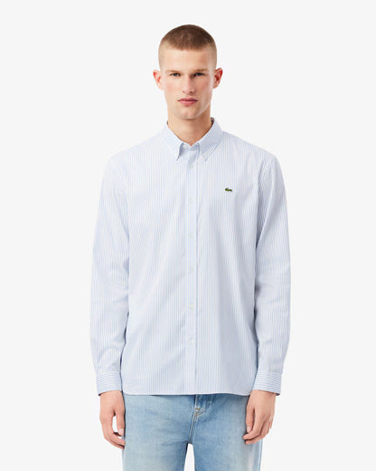 Camicia Uomo Lacoste Regular fit in cotone pinpoint