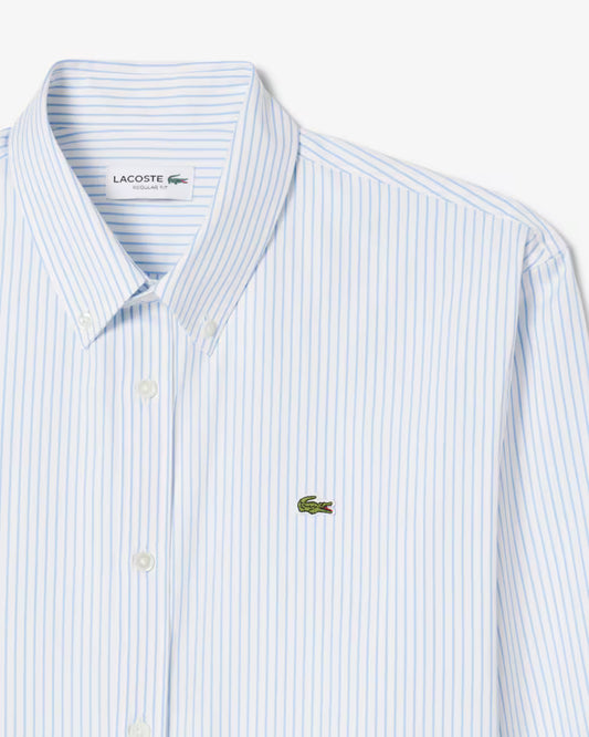 Camicia Uomo Lacoste Regular fit in cotone pinpoint